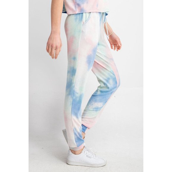 143 Story Cotton Candy Tie Dye Jogger Pant - Picture 3 of 5